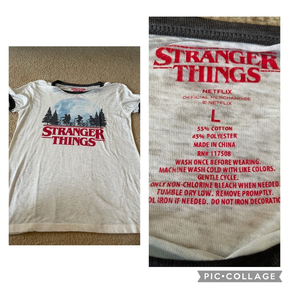 Stranger Things season 1 tee shirt